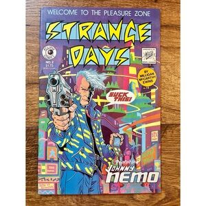 Vtg 1985 Strange Days No.2 Eclipse Comic Book Sci Fi Fantasy Johnny Nemo